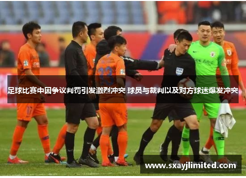 足球比赛中因争议判罚引发激烈冲突 球员与裁判以及对方球迷爆发冲突